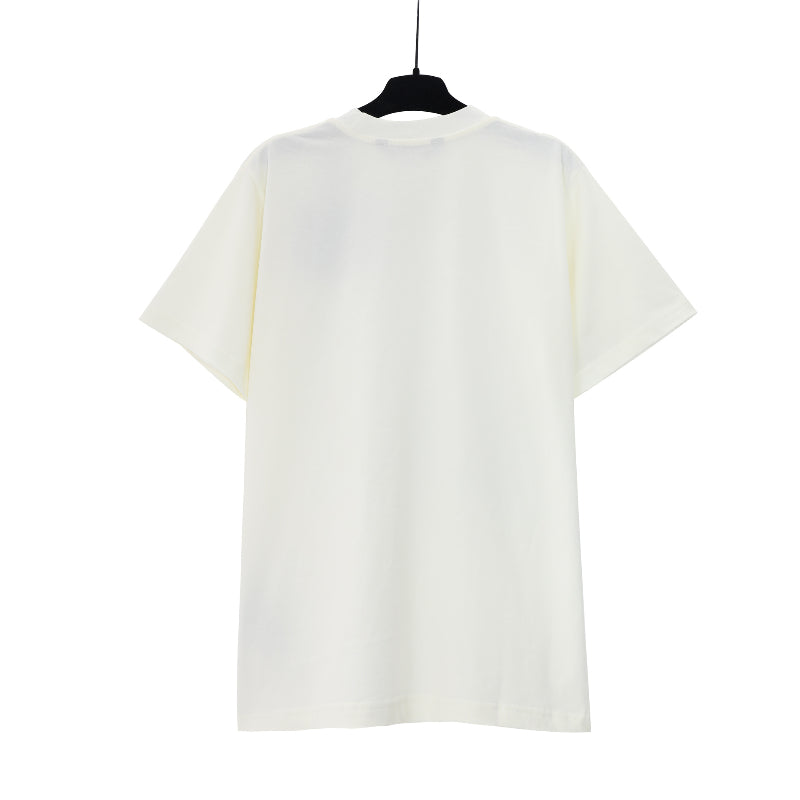 Palm Angels T Shirts Rainbow Star Letter Print Short Sleeve T-Shirt
