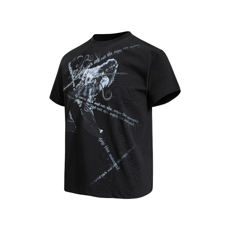 Men's t-shirt - american retro unisex solona cool abstract pattern design - men's high street slim fit short sleeve tee