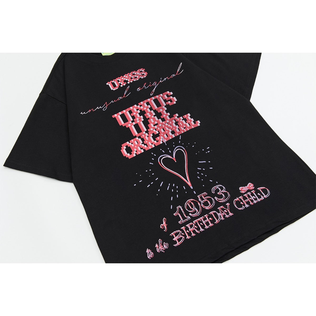 Unisex T-shirts Summer Letter Design Men's Loose Short Sleeve T-Shirt