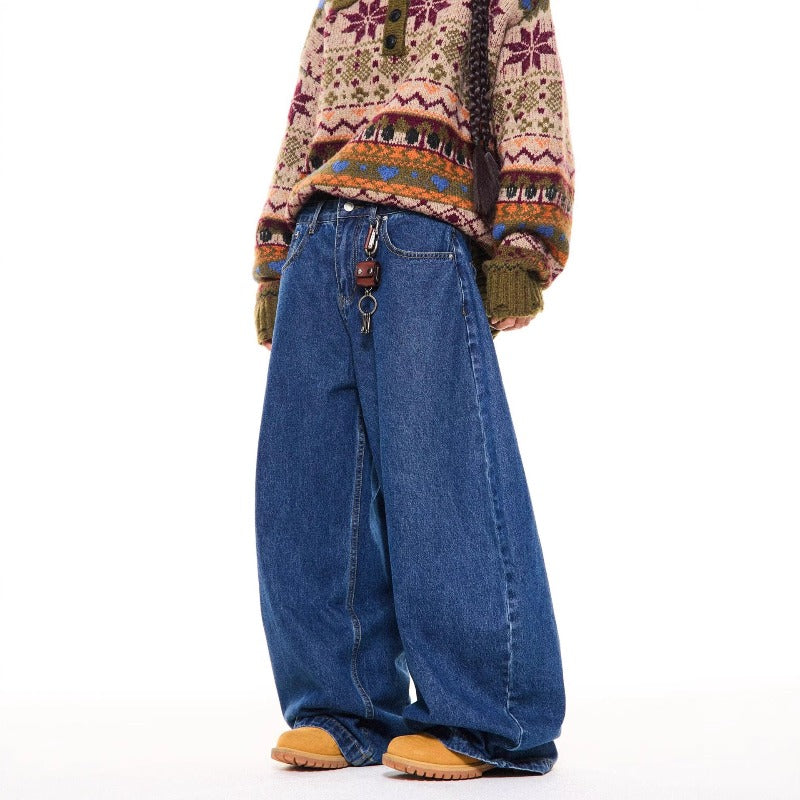 Women jeans retro women lazy wind