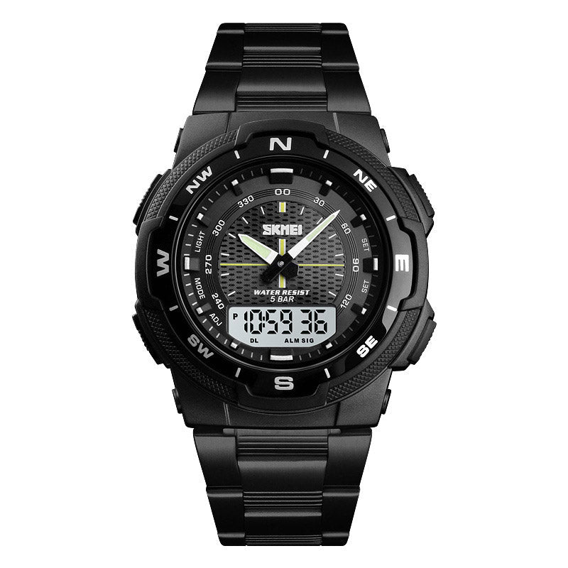 Analog-Digital Watch Outdoor Sports Waterproof Men's Electronic Watch