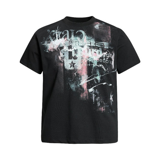 Men's t-shirt - american retro unisex solona cool touch painting graphic design - men's high street slim fit short sleeve tee
