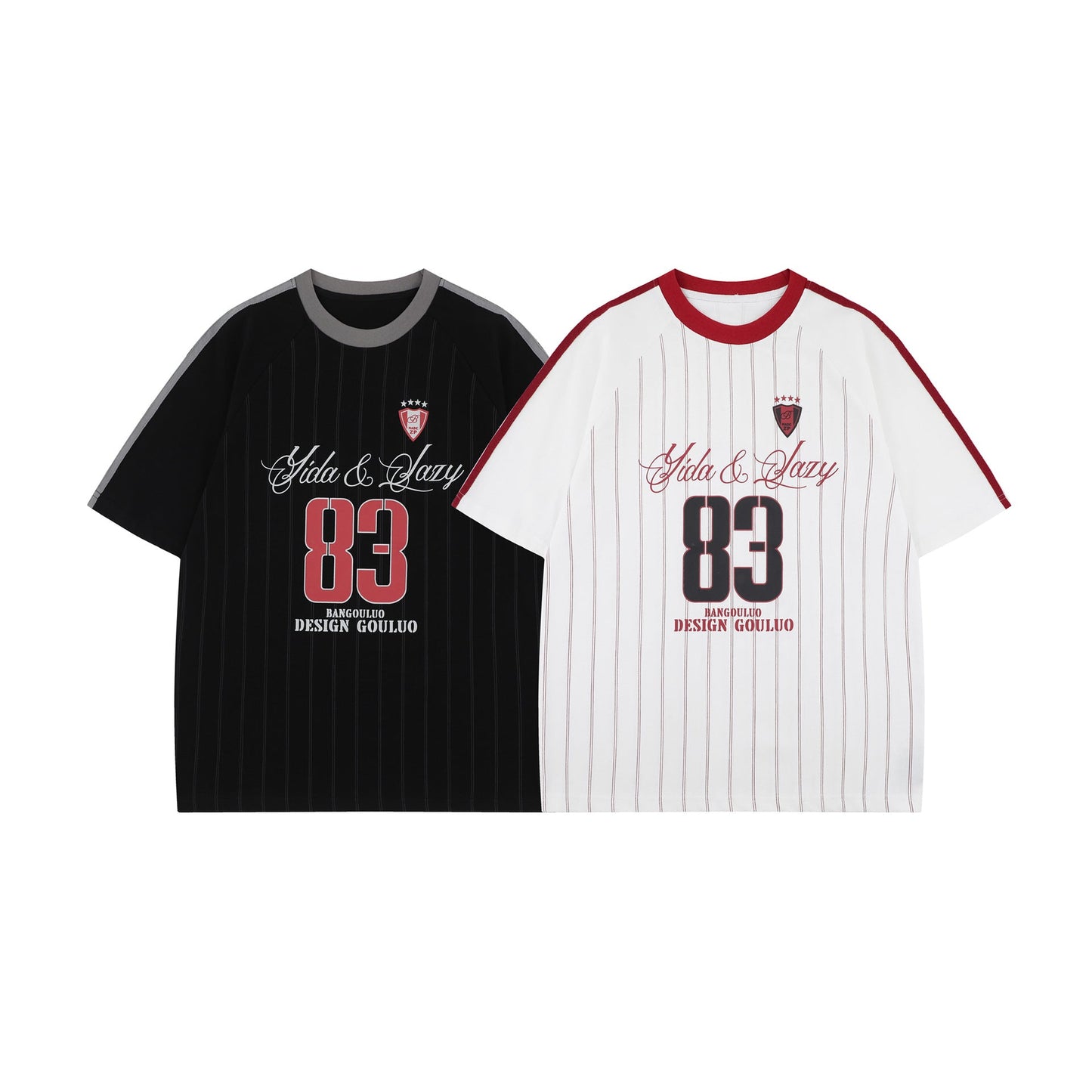 Unisex T-shirts Premium  Sports Jersey Design Loose T-shirts