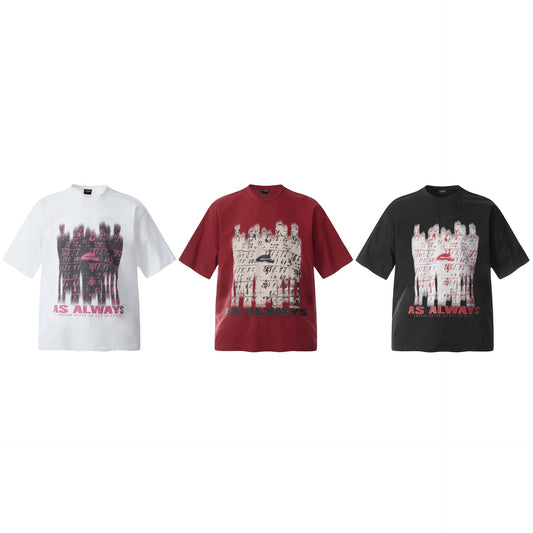 Unisex T-shirts Painting Design Loose T-shirts