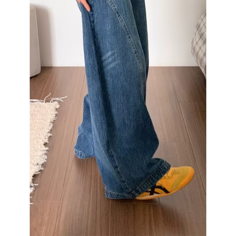 Women Jeans Vintage Loose High Waist