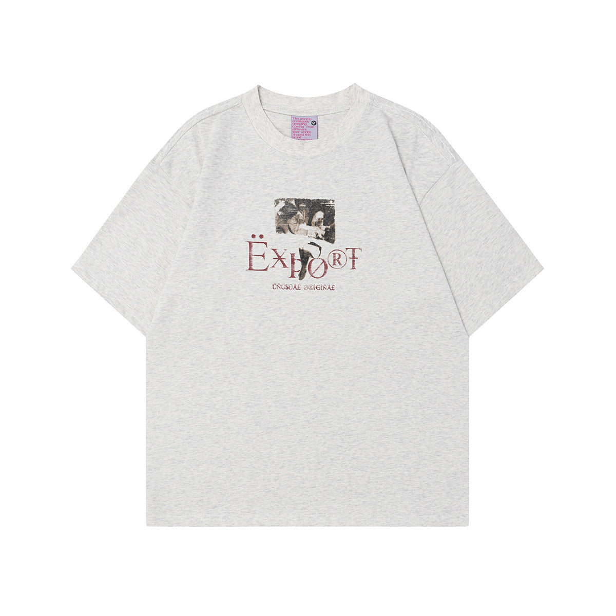 Unisex T-shirts Summer Painting Pattern Vintage Men's Short Sleeve T-Shirt