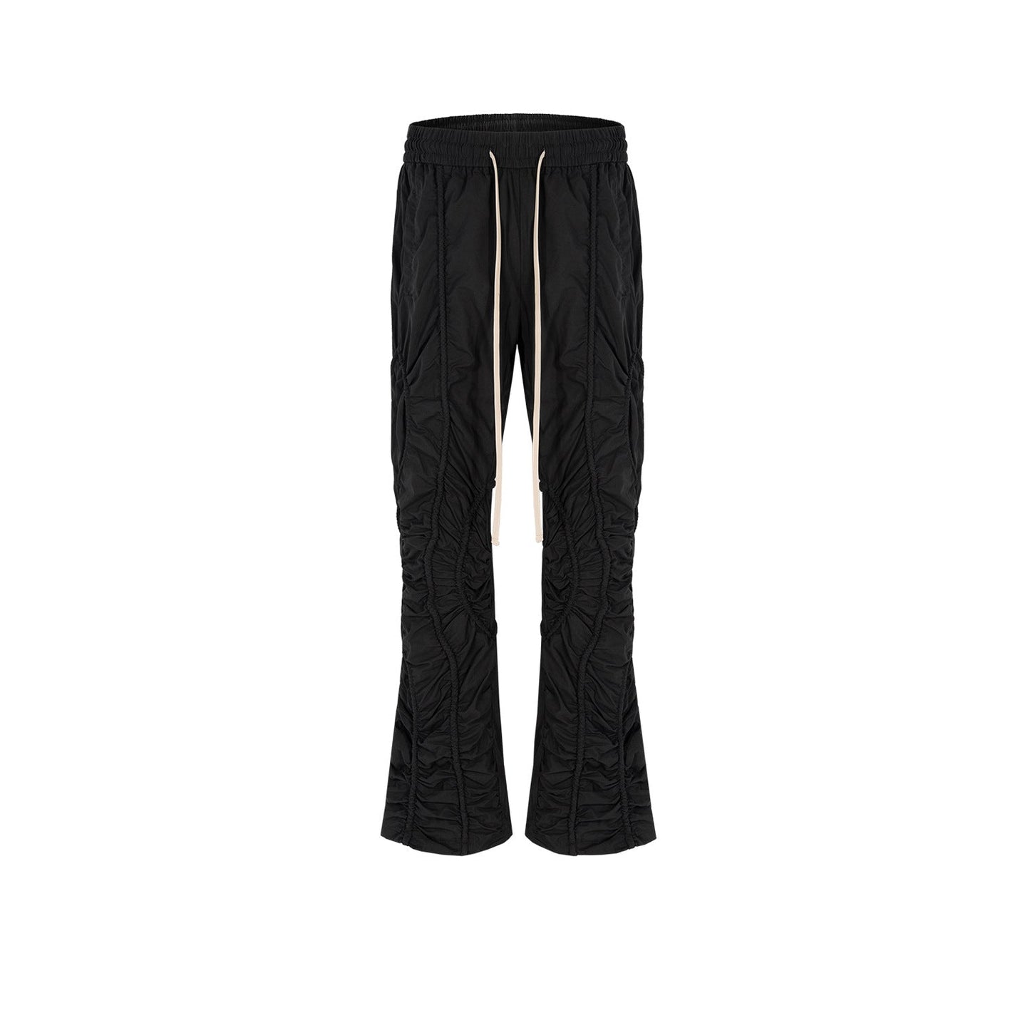MIJKO Men's Vintage Pants MIJKO Men's Women's Wide-footed Trousers High Street Casual