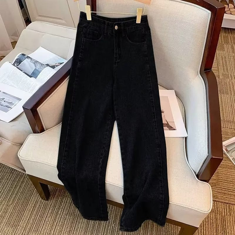 Women jeans retroautumhigh waistloose