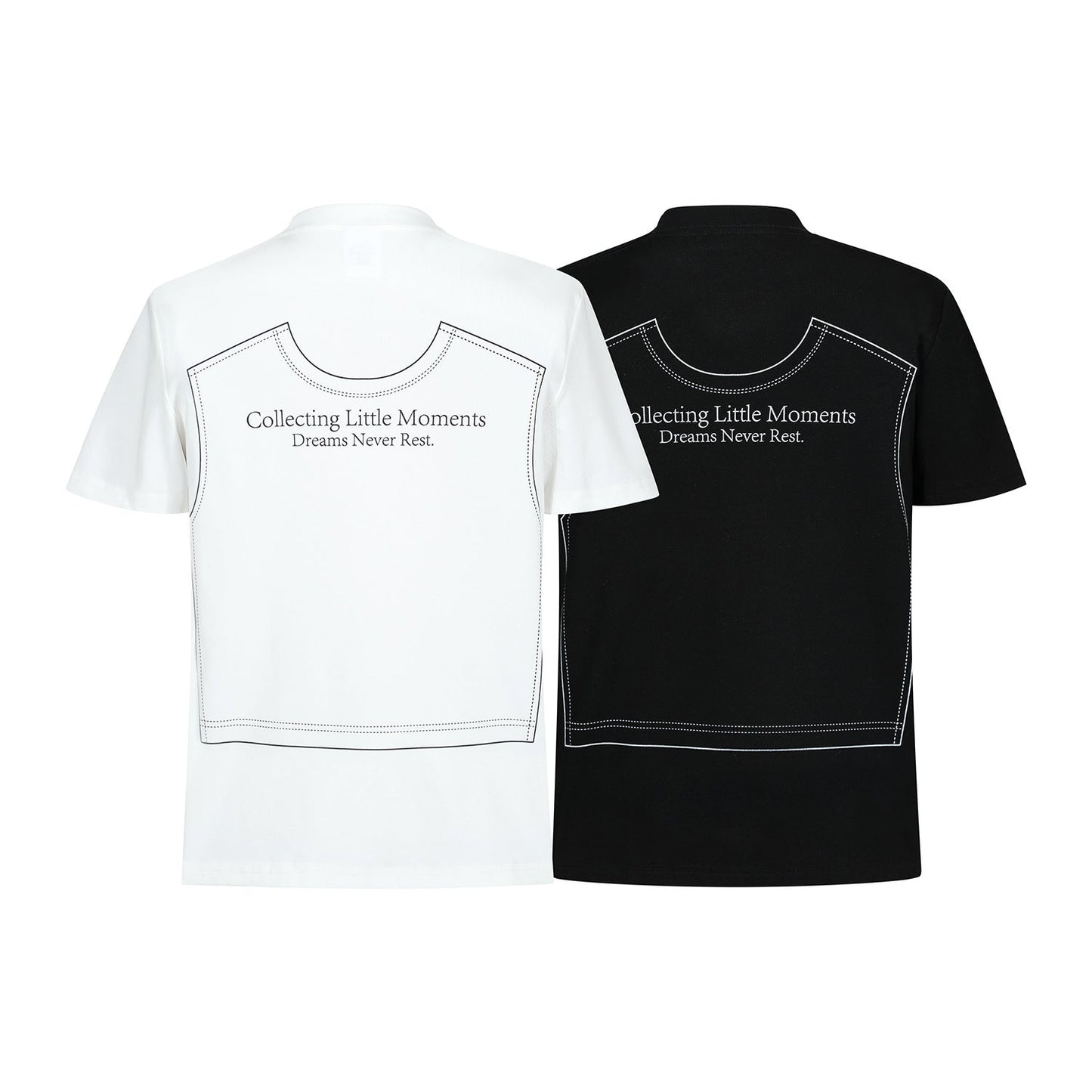 Unisex T-shirts Summer niche men's short-sleeved T-shirts