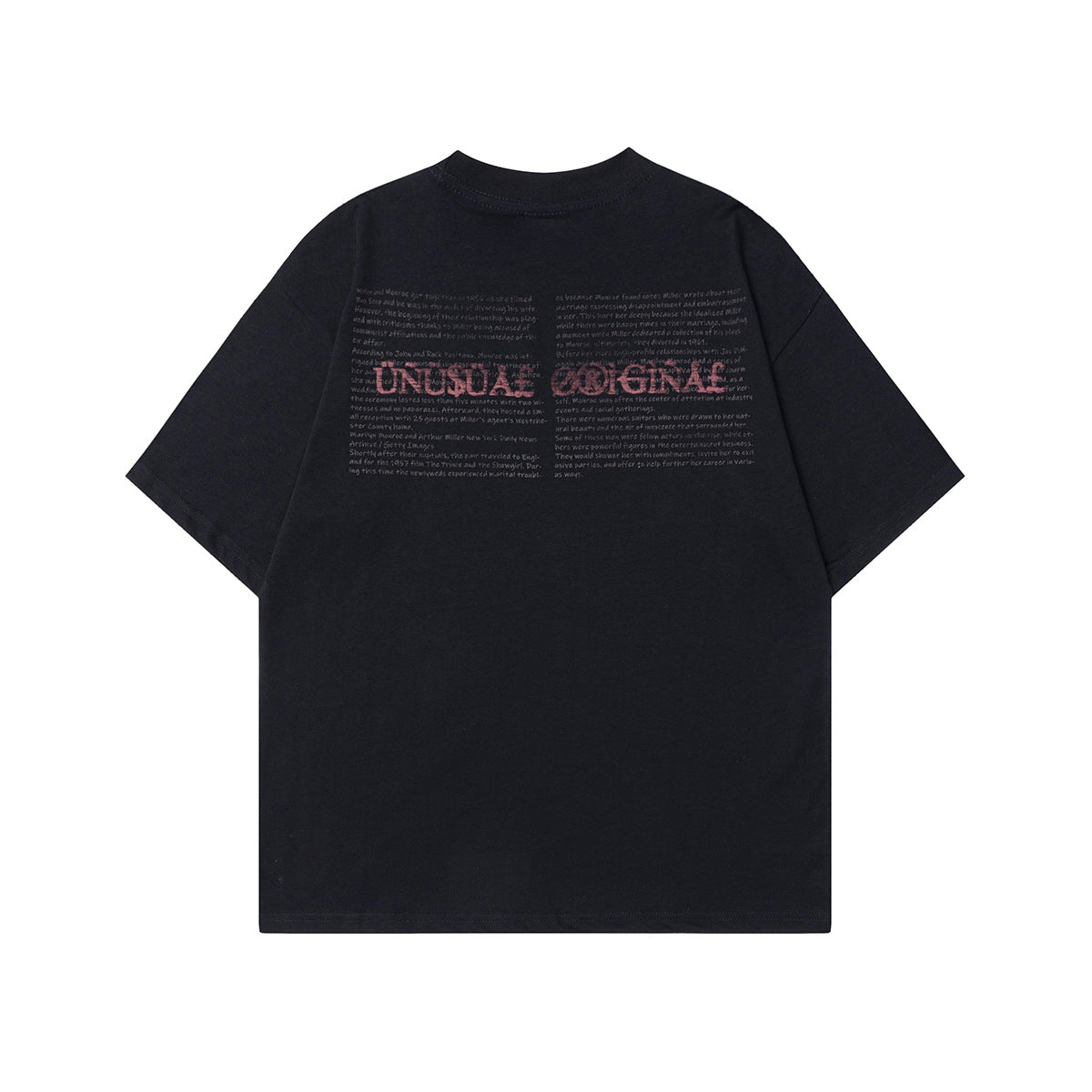 Unisex T-shirts Summer Painting Pattern Vintage Men's Short Sleeve T-Shirt