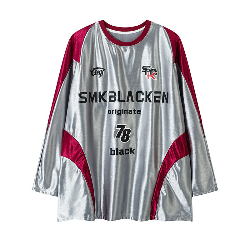 Unisex T-shirts Autumn Loose Long Sleeves