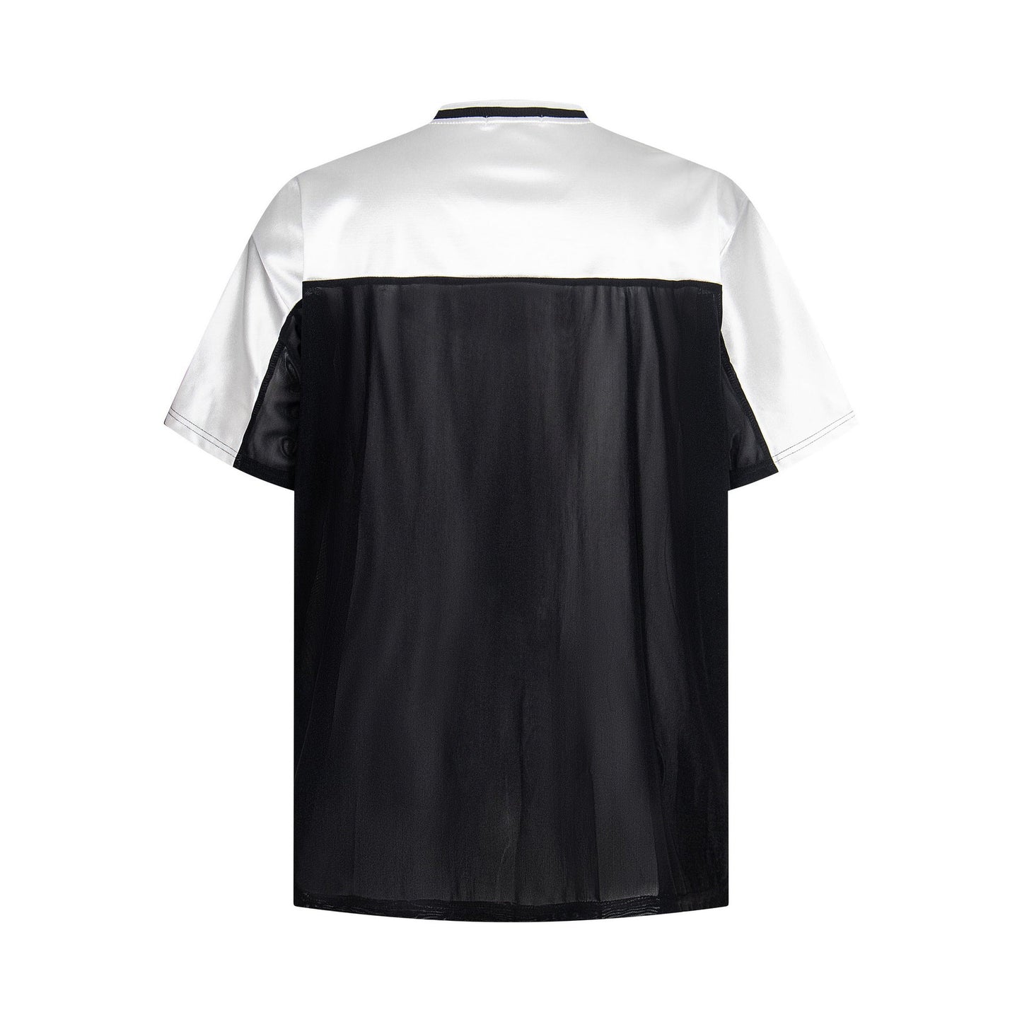 Unisex T-shirts Splicing Ice Loose Sports T-Shirt