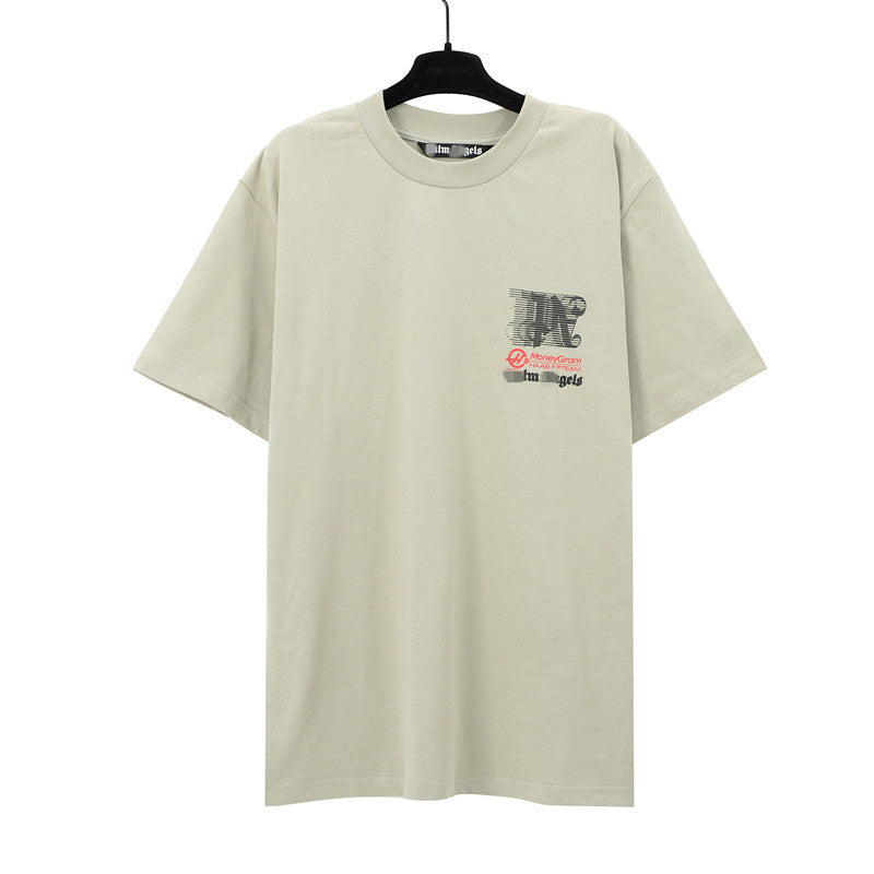 Palm Angels T Shirts singing joint alphabet short-sleeved t-shirt