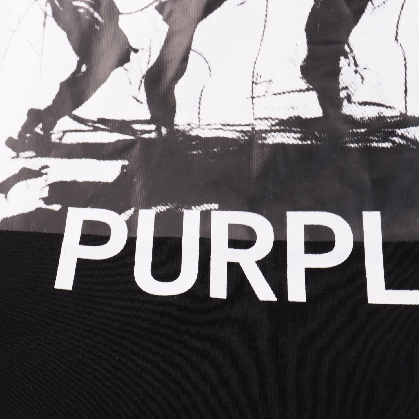 Purple Brand T Shirts Spot Purple Br Summer Cotton Double Yarn Crew Neck Short Sleeve