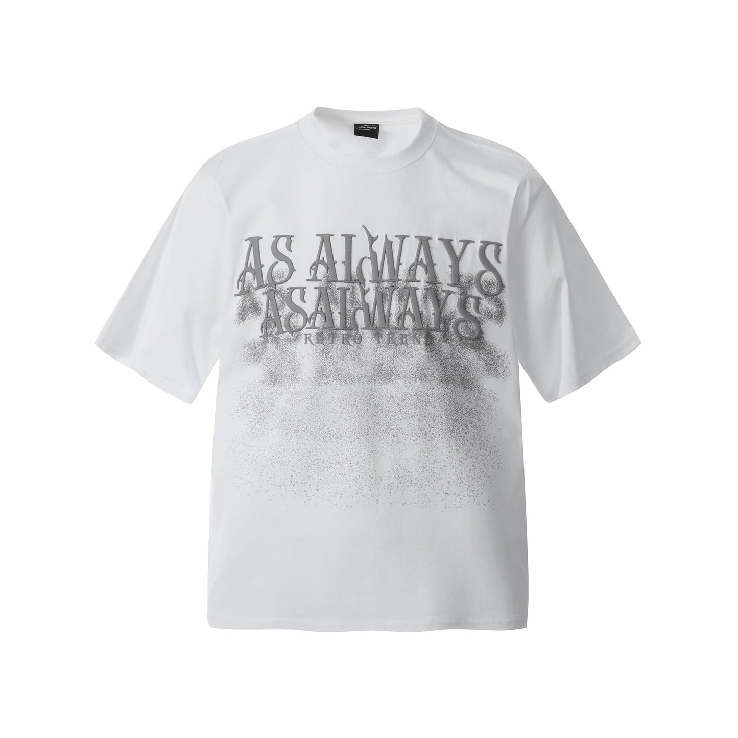 Unisex T-shirts Summer Foam Men's Loose Crew Neck Short Sleeve T-Shirt