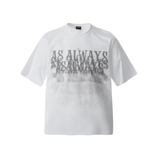 Unisex T-shirts Summer Foam Men's Loose Crew Neck Short Sleeve T-Shirt