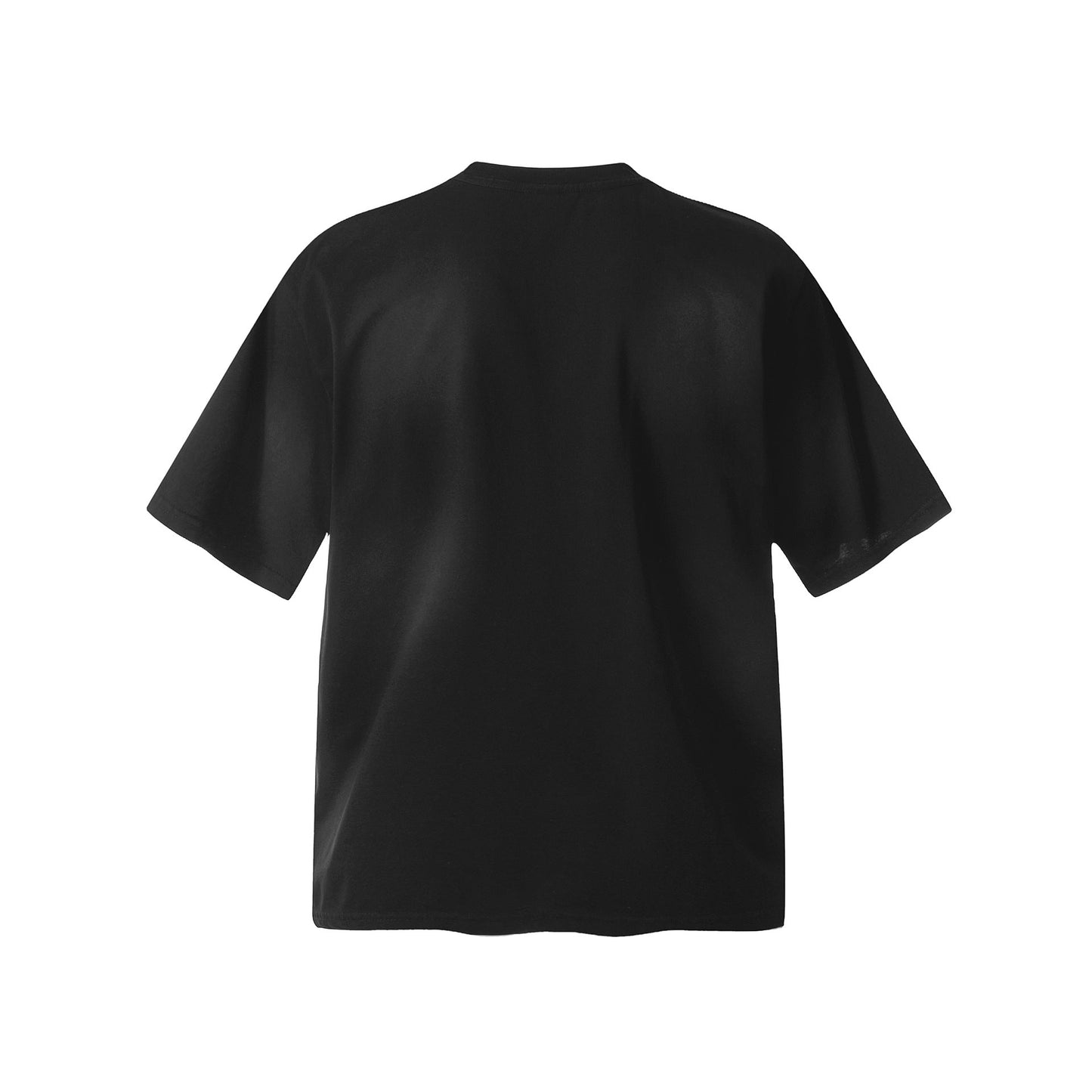 Unisex T-shirts Street Vintage Summer Alphabet Men's Loose Short Sleeve T-Shirt