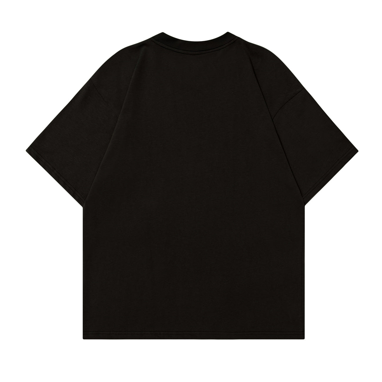 Unisex T-shirts Summer Men's and Women's Street Color Painting Loose Short Sleeve T-Shirt