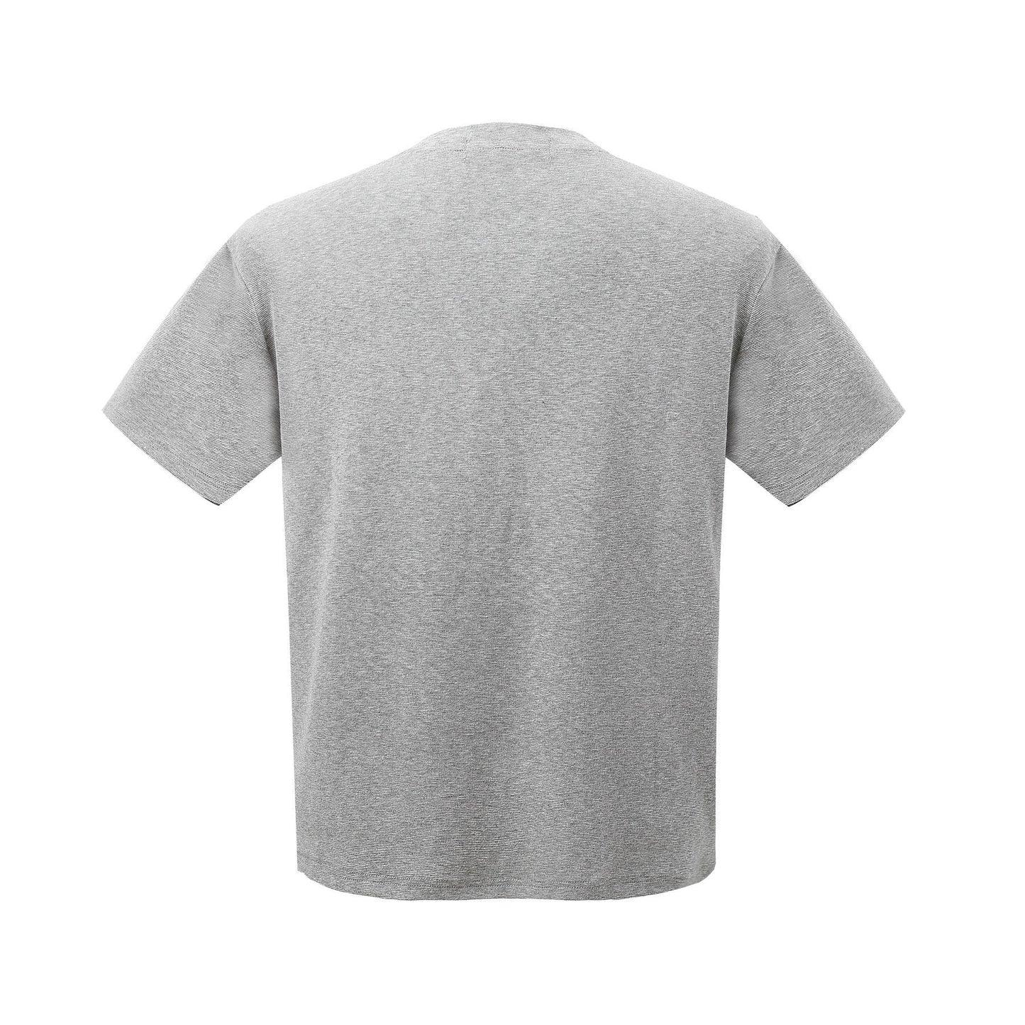 Unisex T-shirts Fake Two-piece Design Short and Wide T-shirts