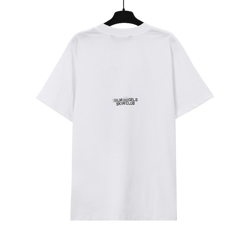 Palm Angels T Shirts Angel Alphabet Slogan Short Palm Sleeve T-Shirt
