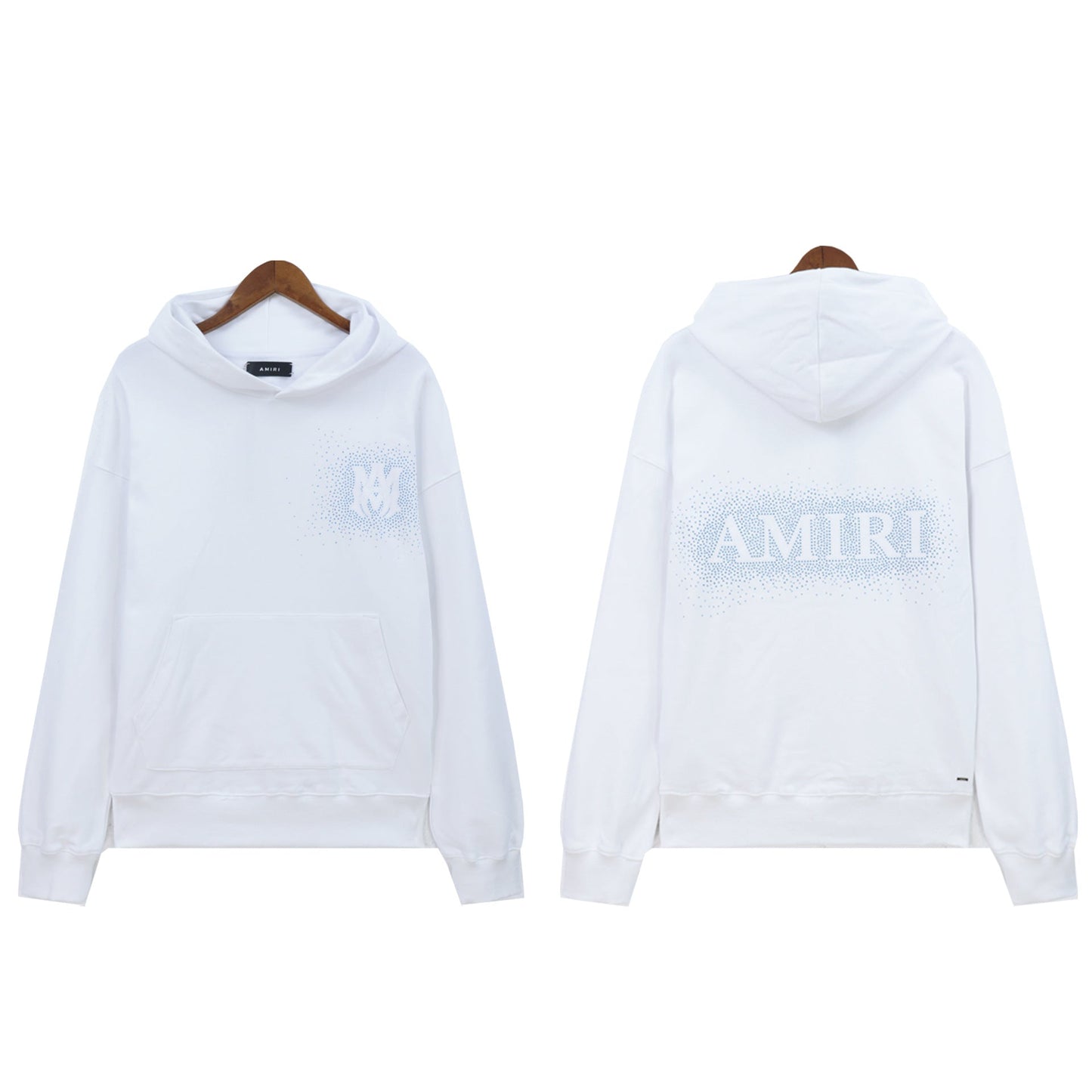 Amiri Hoodie AMI Letter Pattern Pullover Hooded Sweater Men and Women