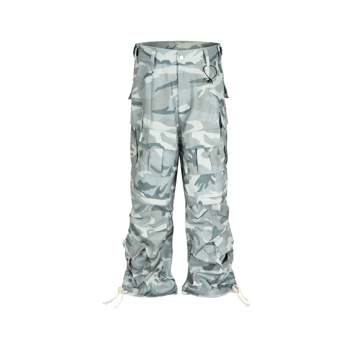 MIJKO Men's Vintage Pants MIJKO Men's Women's Casual Pants Camouflage Overalls