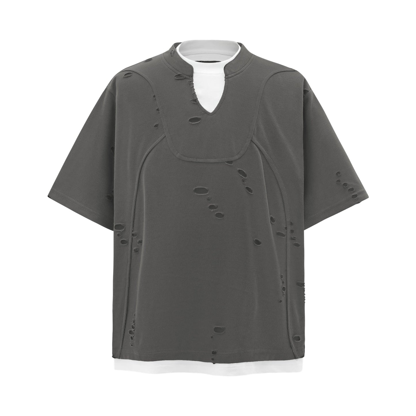 Unisex T-shirts Premium Sense Ripped T-shirts