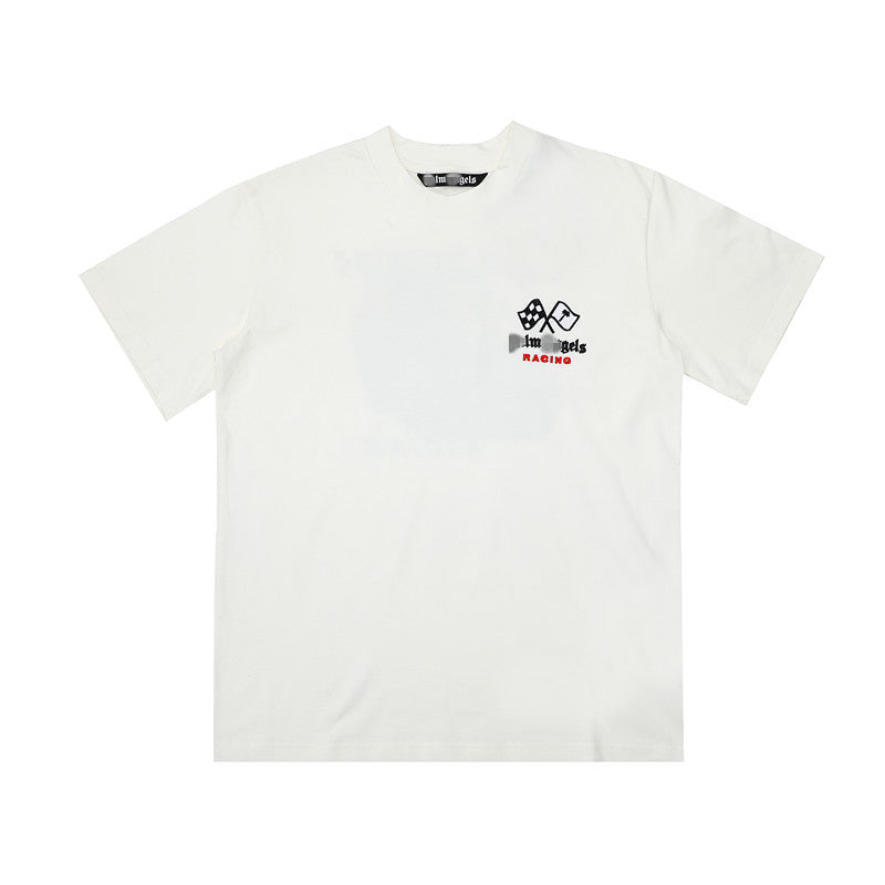 Palm Angels T Shirts Tour Rally Joint Short Sleeve T-Shirt
