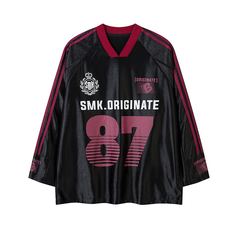 Unisex T-shirts Autumn High Street Loose