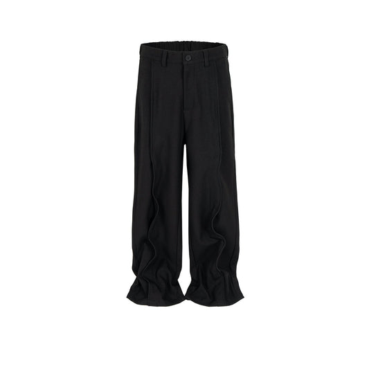 MIJKO Men's Vintage Pants MIJKO Men's Women's Splicing Pants Men's and Women's Casual Pants