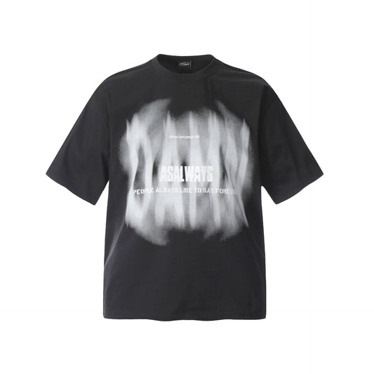 Unisex T-shirts Summer Letter Men's Loose Short Sleeve T-Shirt