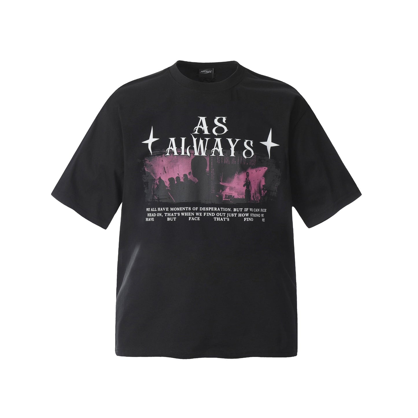 Unisex T-shirts Summer Painting Pattern Men's Loose Crew Neck Short Sleeve T-Shirt