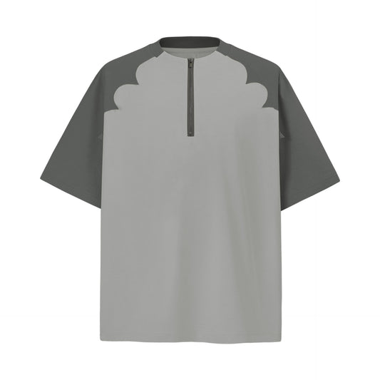 Unisex T-shirts Summer Color Matching Retro Men's Short Sleeve T-Shirt