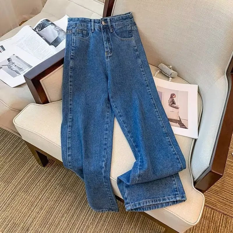 Women jeans retroautumhigh waistloose