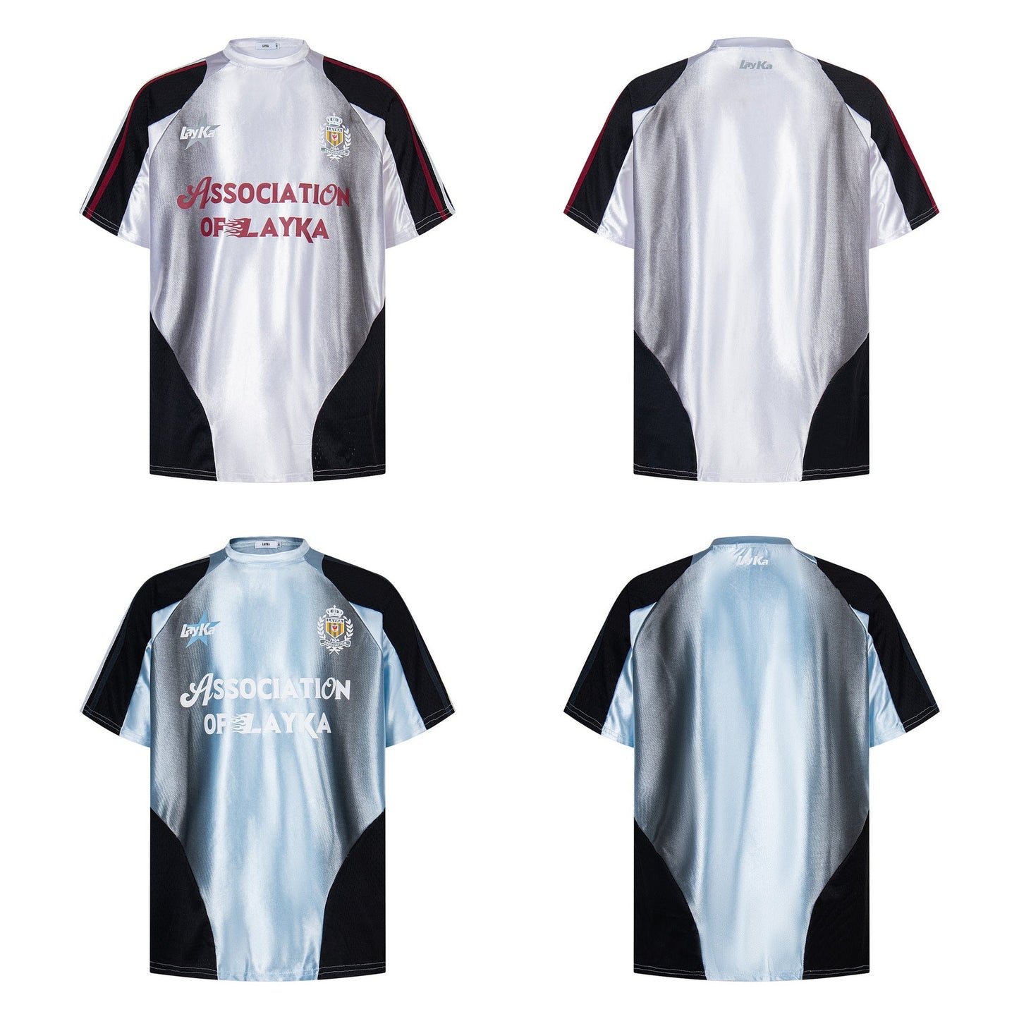 Unisex T-shirts Splicing Sesign Cool Loose T-shirts