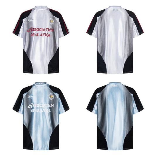 Unisex T-shirts Splicing Sesign Cool Loose T-shirts