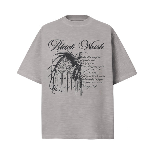 Unisex T-shirts Summer Letter Print Vintage Men's Short Sleeve T-Shirt