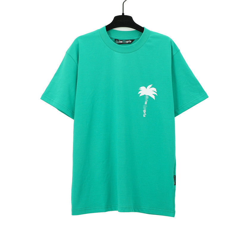 Palm Angels T Shirts Coconut Letter Print Short Sleeve T-Shirt