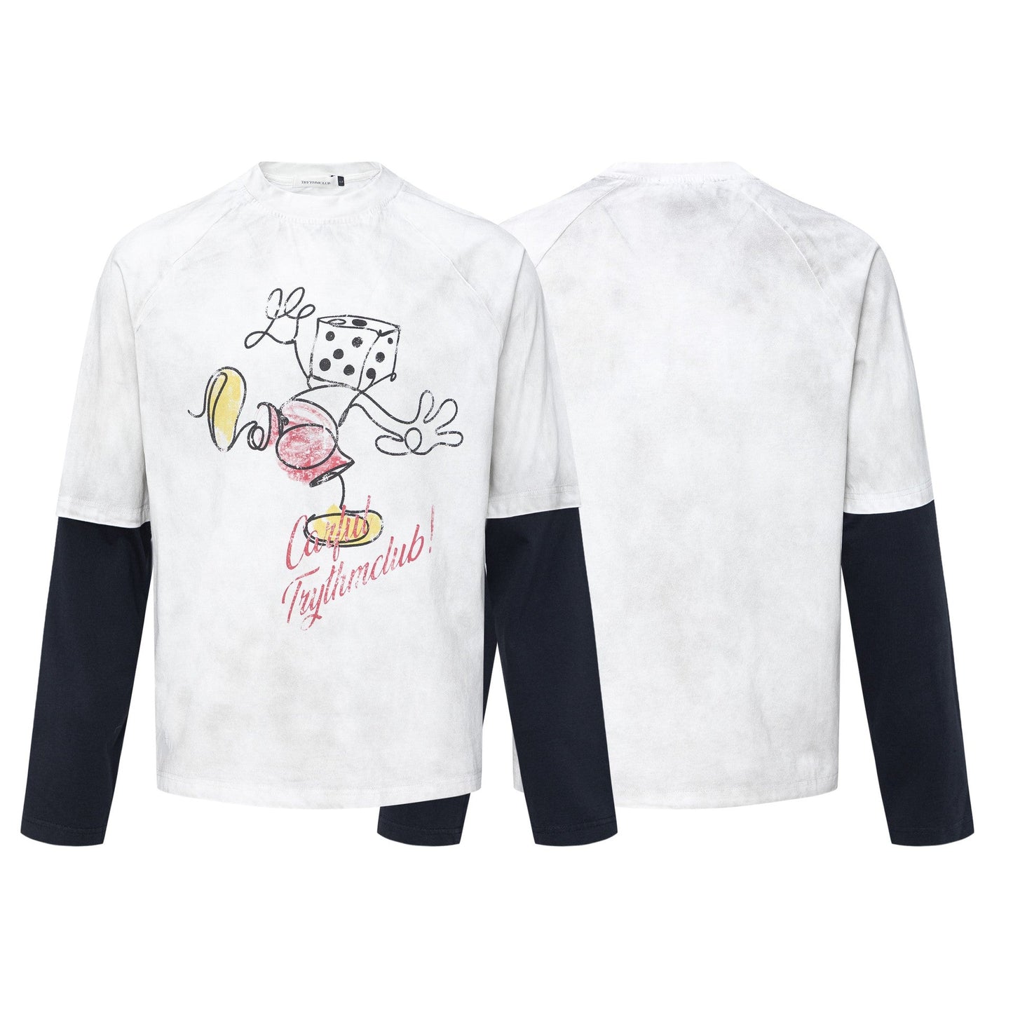 Unisex T-shirts Autumn Loose Long Sleeve T-Shirt