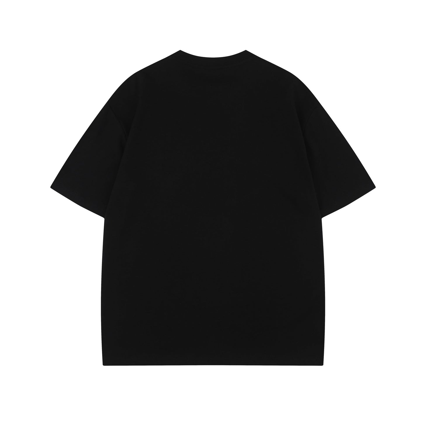 Unisex T-shirts Summer Splicing Alphabet Map Men's Loose Short Sleeve T-Shirt