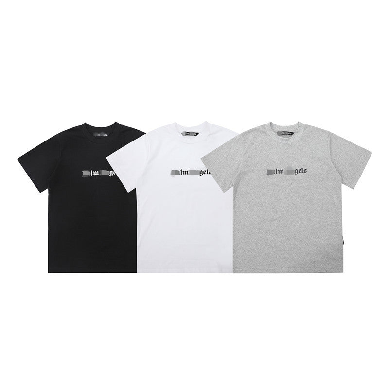 Palm Angels T Shirts Simple Letter Print Short Sleeve T-Shirt
