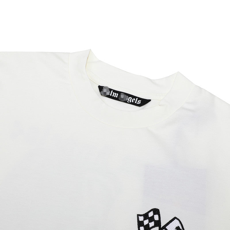 Palm Angels T Shirts Tour Rally Joint Short Sleeve T-Shirt