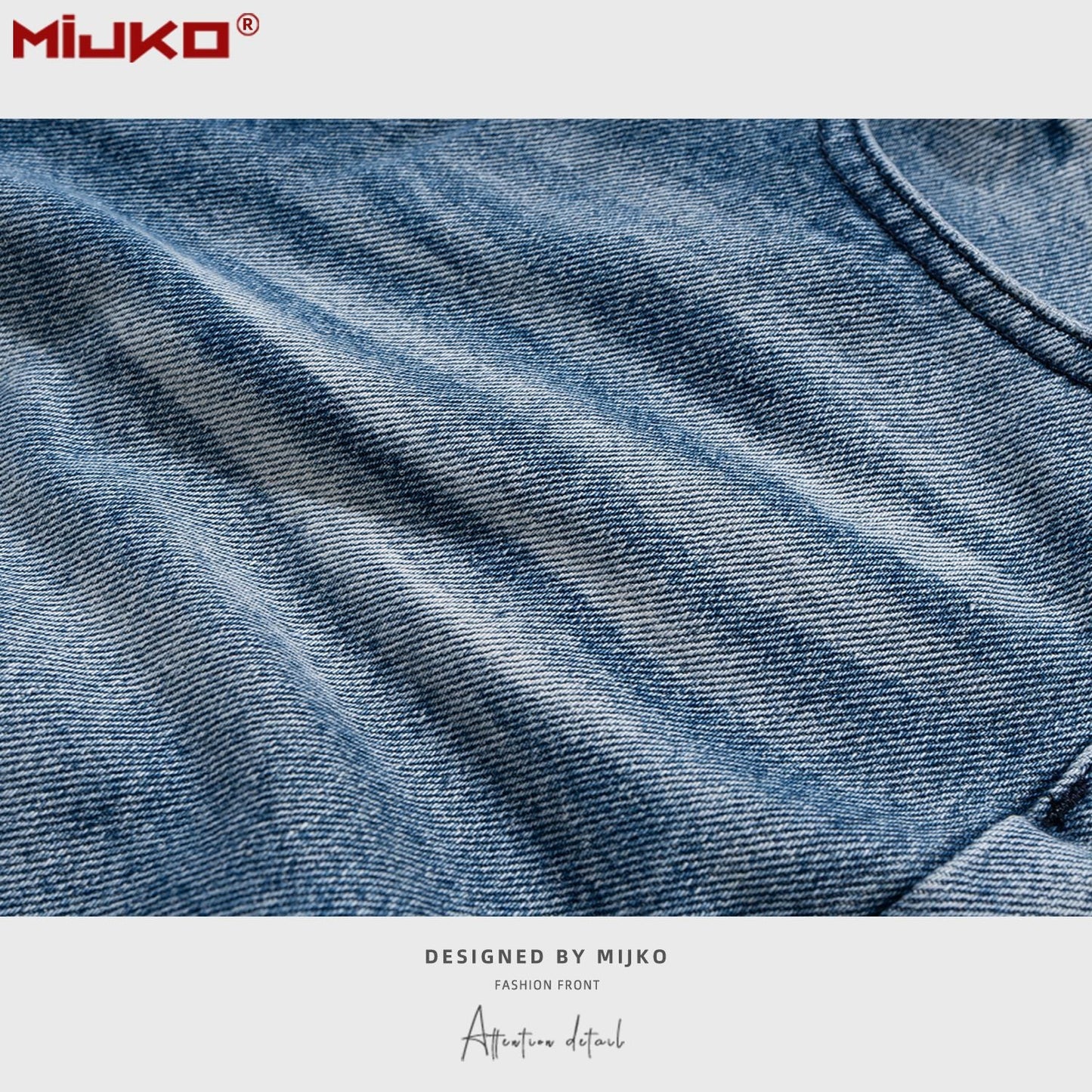 MIJKO Mens Vintage Pants Wide Leg Unisex Jeans