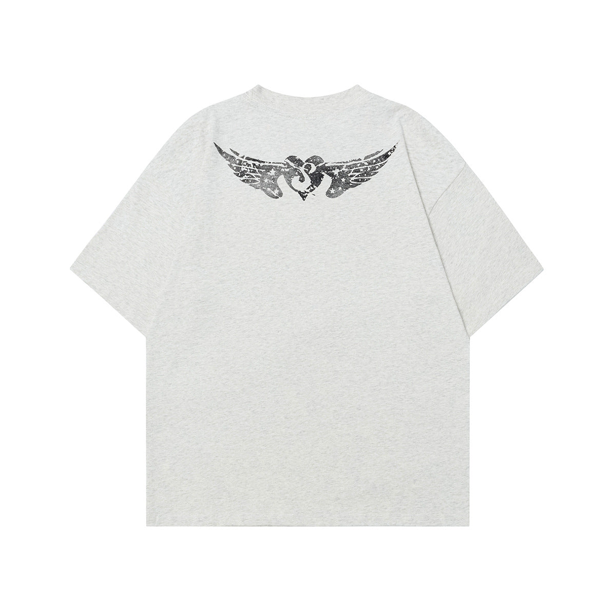 Unisex T-shirts Summer Hand Painted Character Men's Loose Short Sleeve T-Shirt