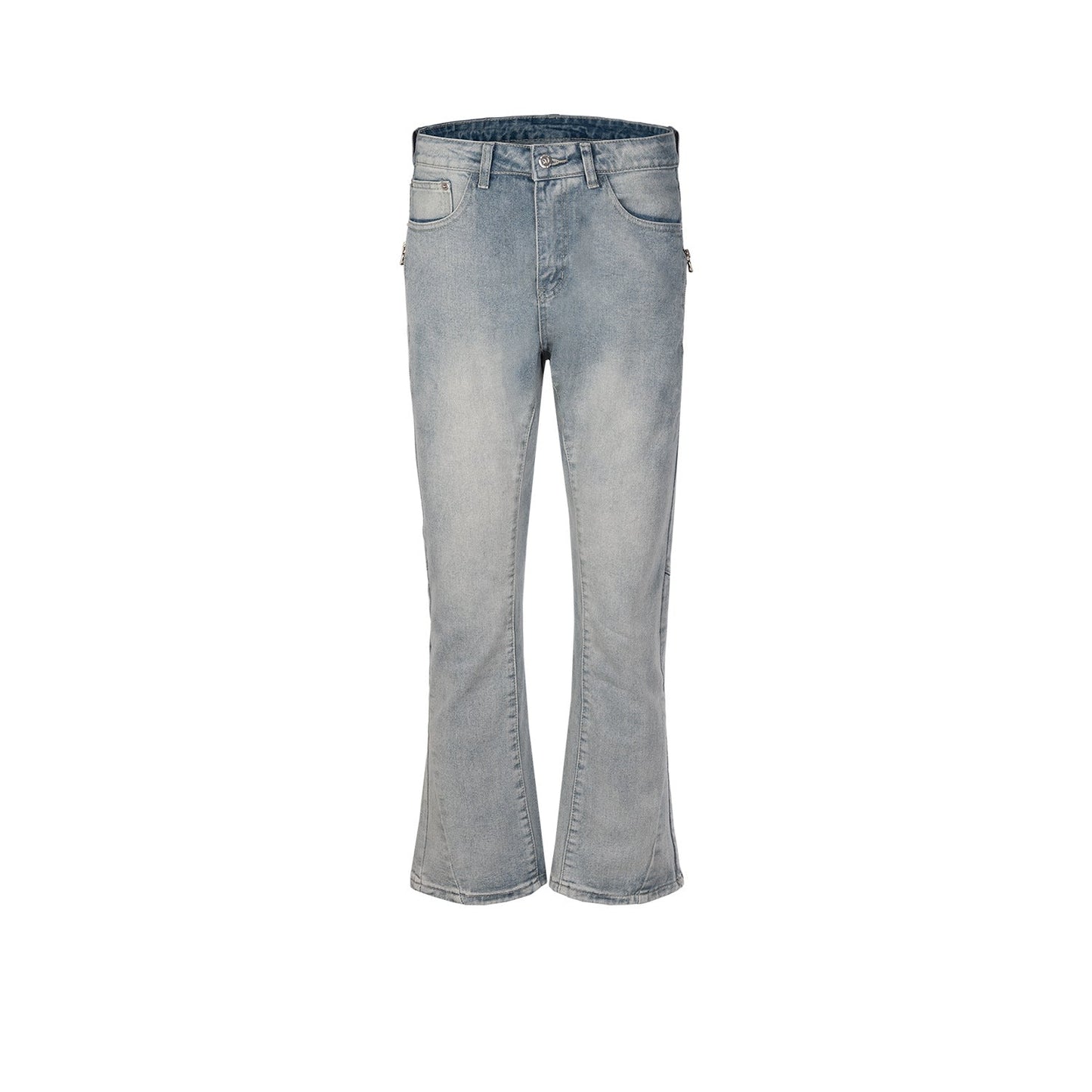 MIJKO Men's Vintage Pants MIJKO trousers men's and women's washing water old Paris style jeans