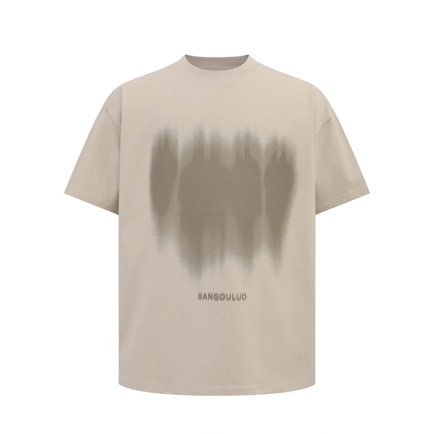 Unisex T-shirts Summer Men's and Women's Simple Shadow Pattern Short Sleeve T-Shirt