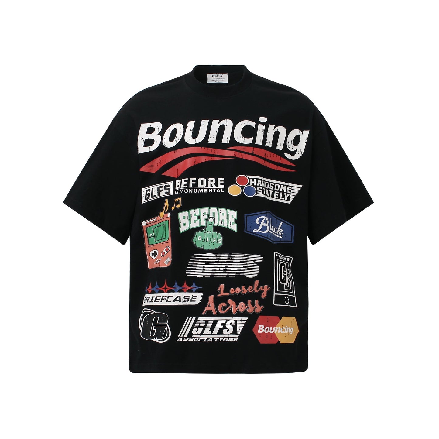 Unisex T-shirts Retro Fun Pattern High-end Design Loose T-shirt