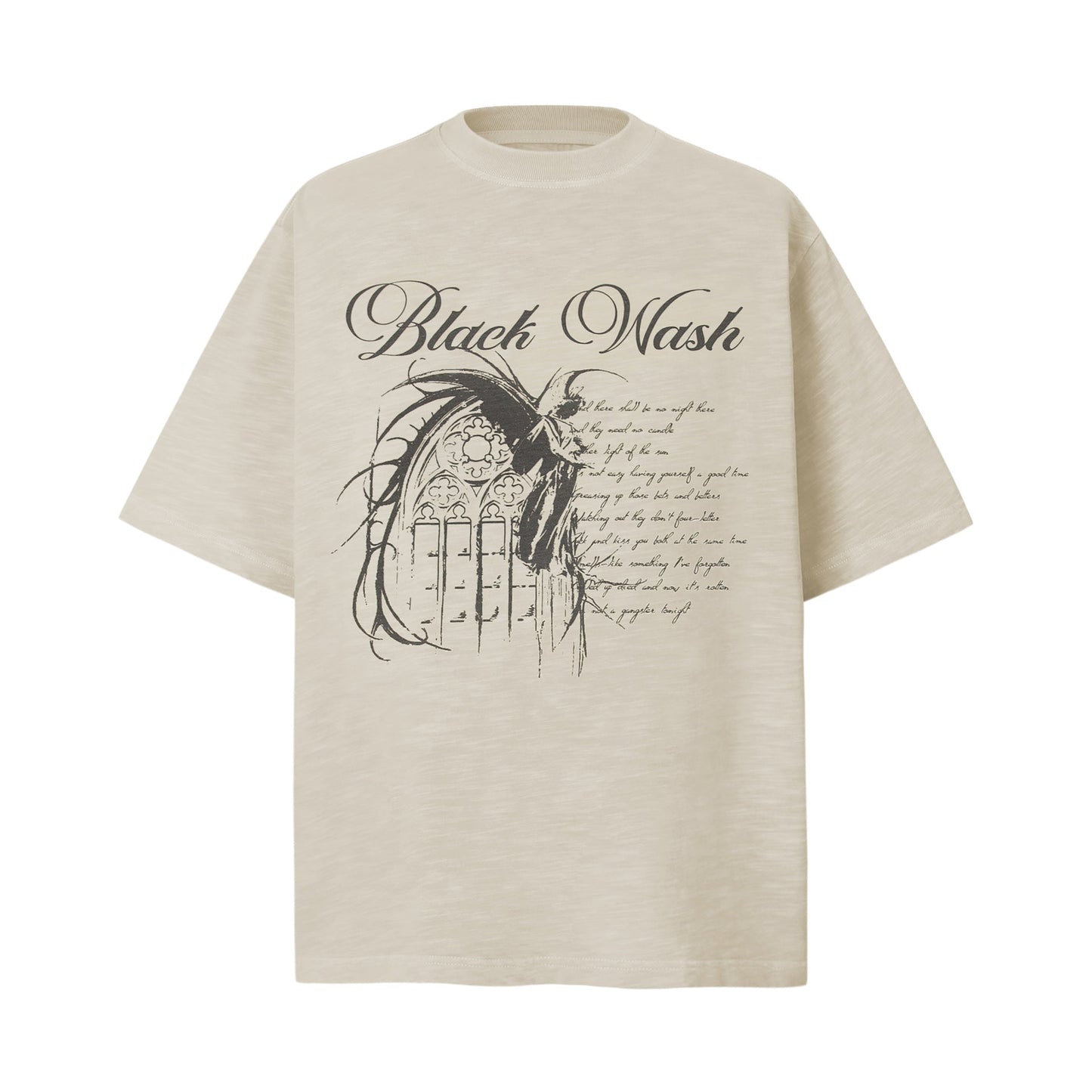 Unisex T-shirts Summer Letter Print Vintage Men's Short Sleeve T-Shirt