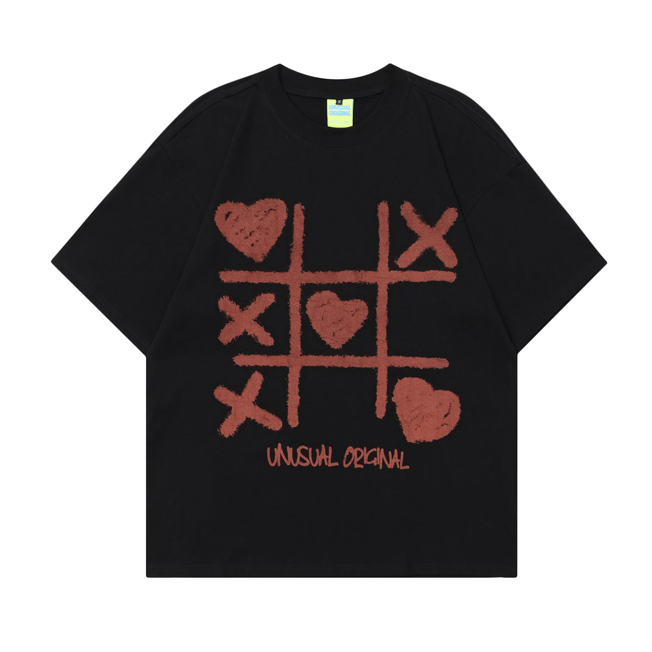 Unisex T-shirts Summer Jiugongge Love Men's Loose Short Sleeve T-Shirt