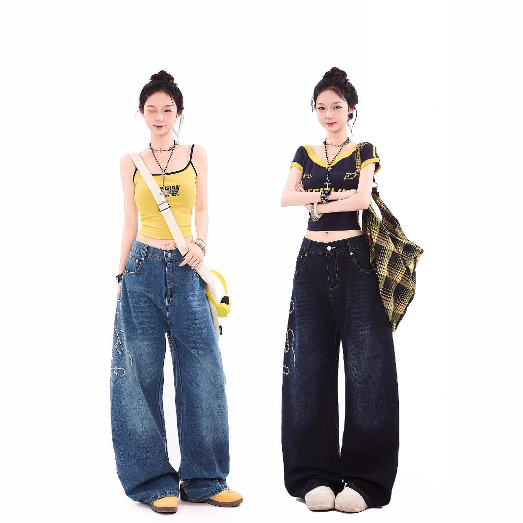 Women jeans vintage women summer loose